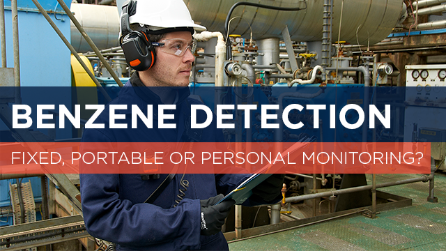 Fixed, Portable or Personal Monitoring for Benzene Detection